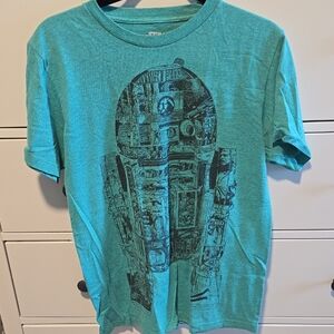 Star Wars R2-D2 Teal Graphic T-Shirt